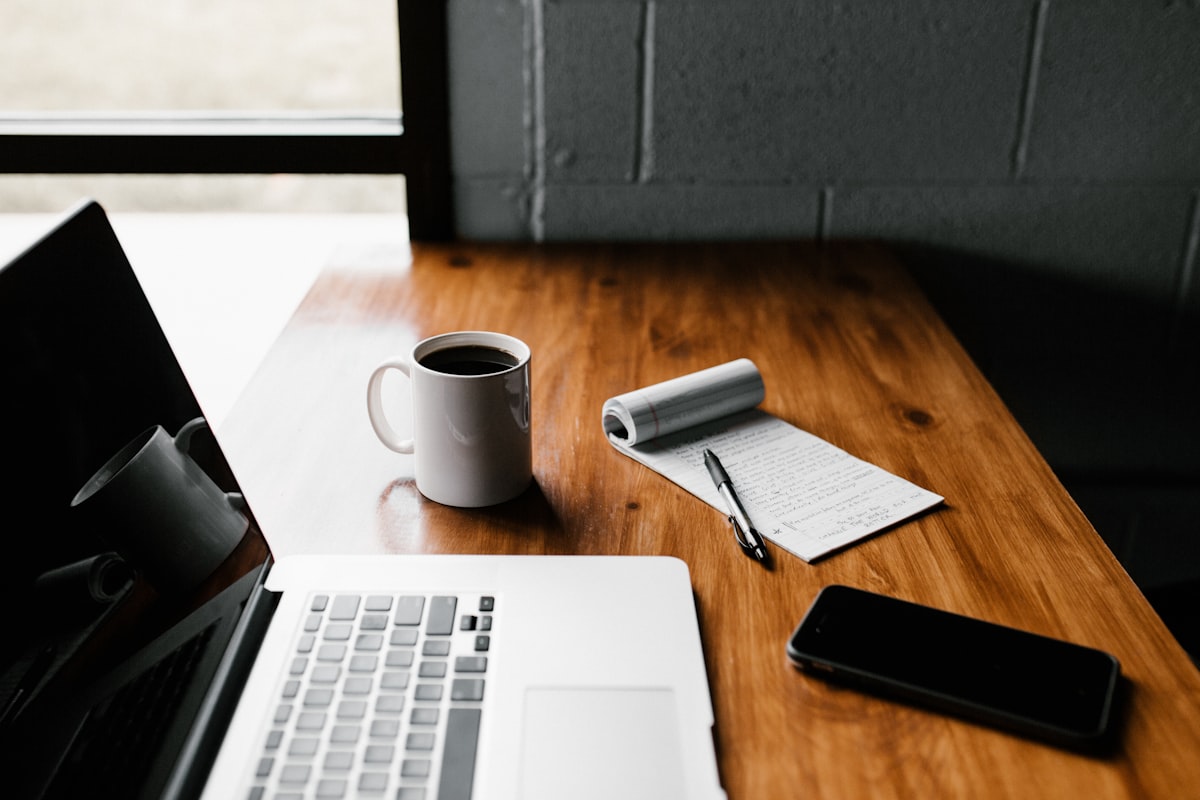 Notebook and laptop for writing articles