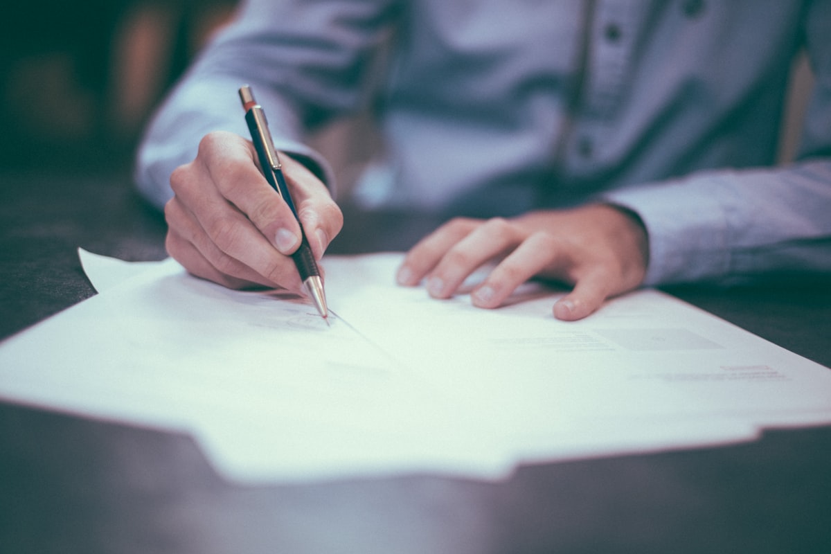 Insurance documents and policy paperwork